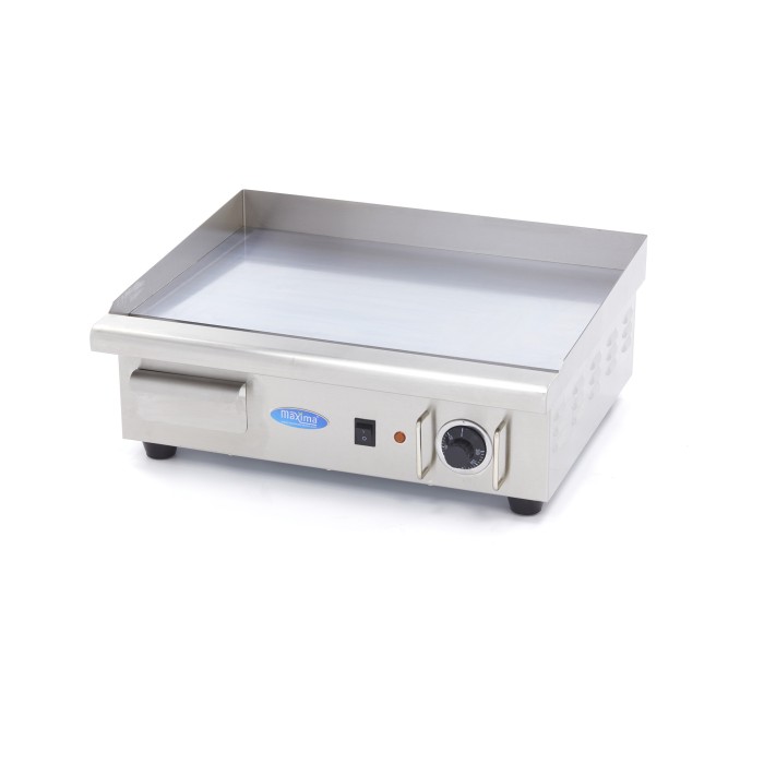 Grillplaat - Glad Chroom - 55 cm - incl. Opvangbak