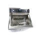 Frituurpan - 35 L - 1 Mand - met Tapkraan - 400V