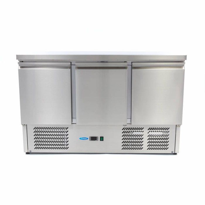 Koelwerkbank - 137 cm - 3 Deuren