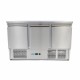 Koelwerkbank - 137 cm - 3 Deuren