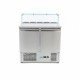 Pizzawerkbank - 90 cm - 2 Deuren - 5 x 1/6 GN - incl. Glazen Afdekking