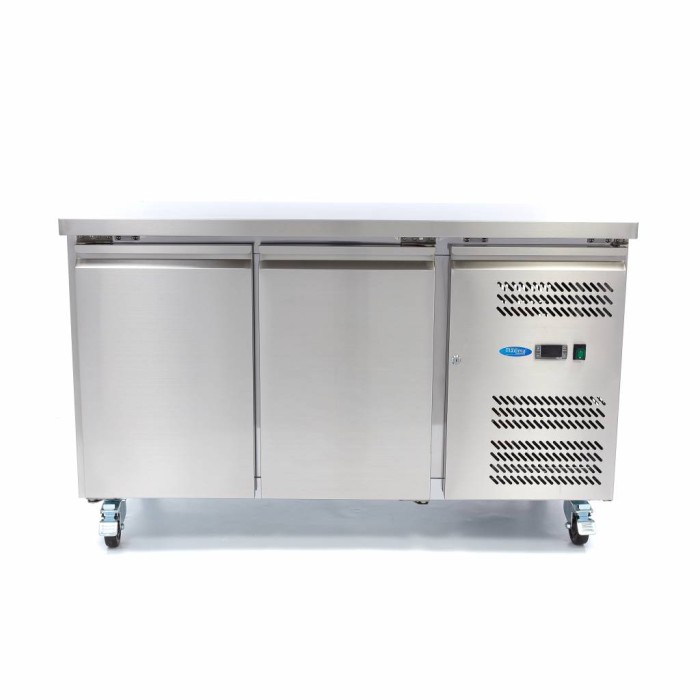 Koelwerkbank - 136 cm - 2 Deuren