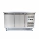 Koelwerkbank - 136 cm - 2 Deuren