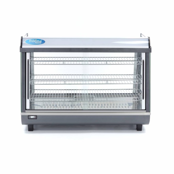 Warmhoudvitrine - 136 L - 91,5 cm - 3 Niveaus