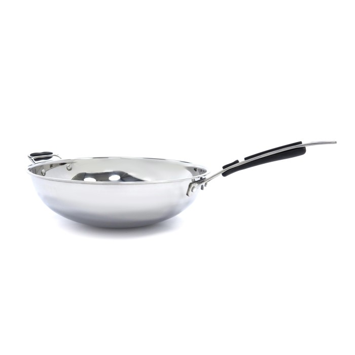 Wokpan - Ø 36 cm - RVS - Inductie