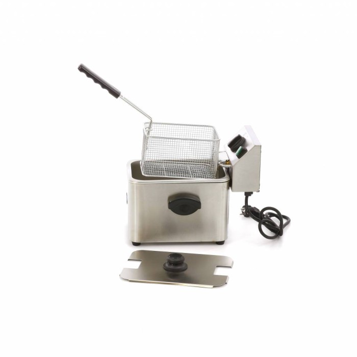 Frituurpan - 4 L - 1 Mand - tot 1 Kg Frites