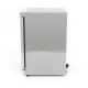 Vrieskast - 200 L - Rvs - met Glazen Deur