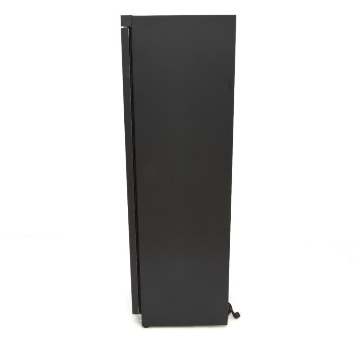 Vrieskast - 400 L - 6 Vaste Roosters - Zwart