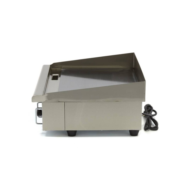 Grillplaat - Glad - 55 cm - incl. Opvangbak