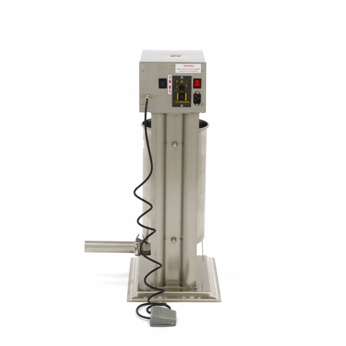 Worstenvuller - 15 L - Automatisch - Verticaal - incl. 4 Vulbuizen
