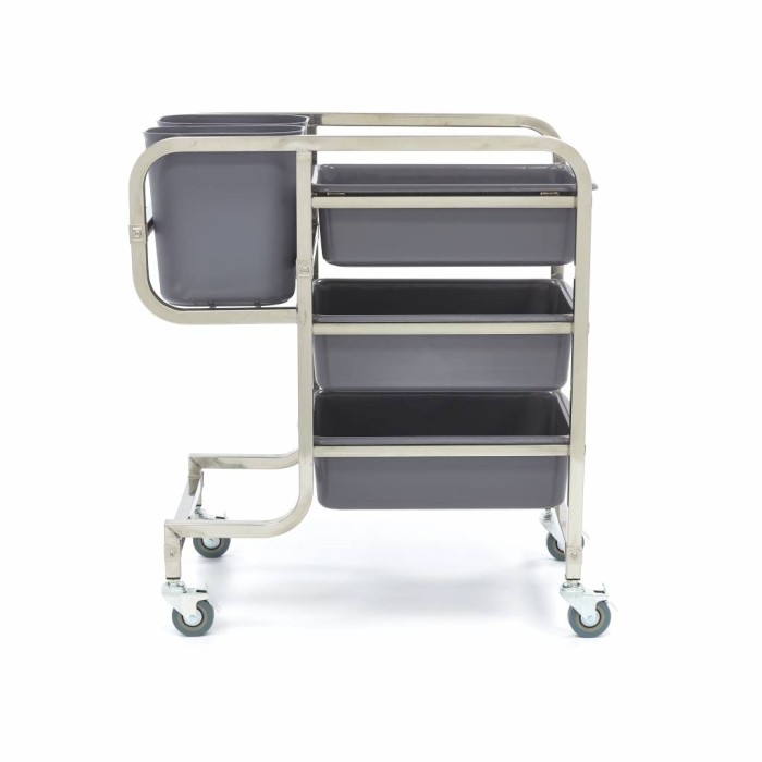 Afruimwagen - incl. 5 Bakken