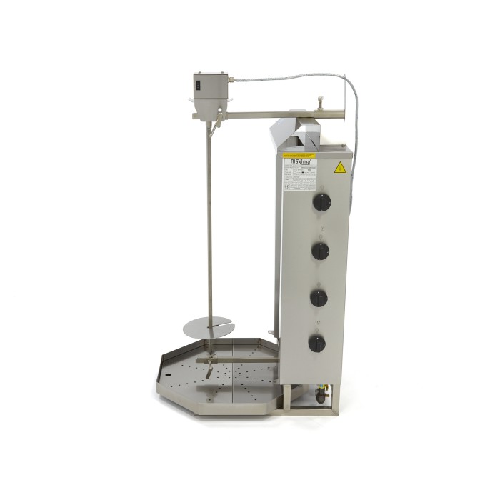 Shoarma Grill - 4 Branders - 50 Kg Vlees - Gas
