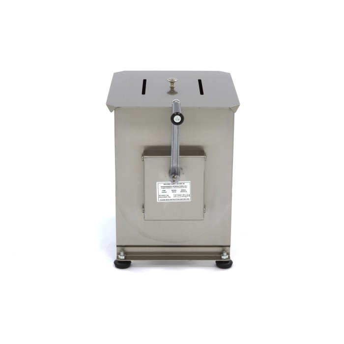Vleesmenger - 30 L - 25 Kg Vlees - Enkele As - Handmatig