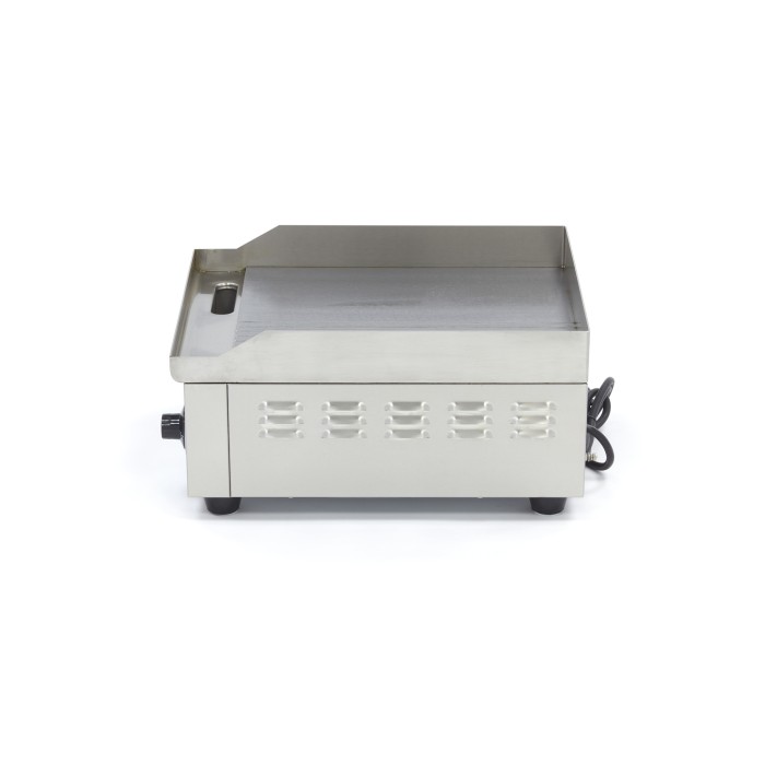 Grillplaat - Half Gegroefd - 36 cm - incl. Opvangbak