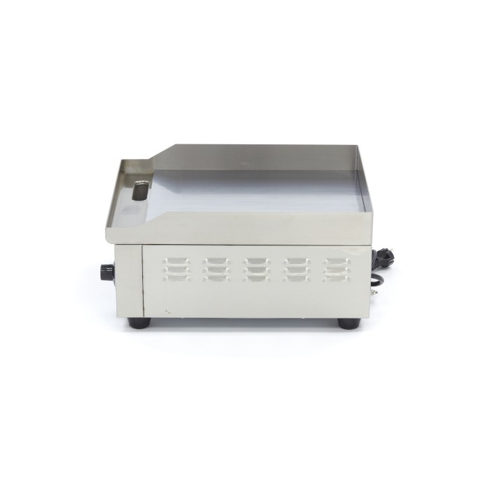 Grillplaat - Glad Chroom - 36 cm - incl. Opvangbak