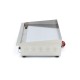 Grillplaat - Glad Chroom - 73 cm - incl. Opvangbak - 400V