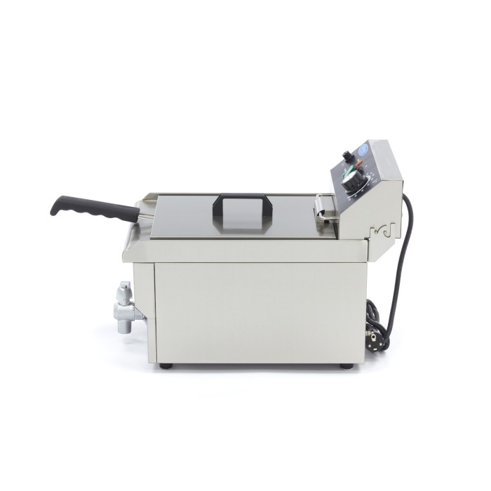 Frituurpan - 10 L - 1 Mand - met Tapkraan