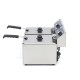 Frituurpan - 2x 8 L - 2 Manden - tot 2,8 Kg Frites