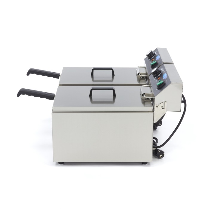Frituurpan - 2x 11 L - 2 Manden - tot 2,8 Kg Frites