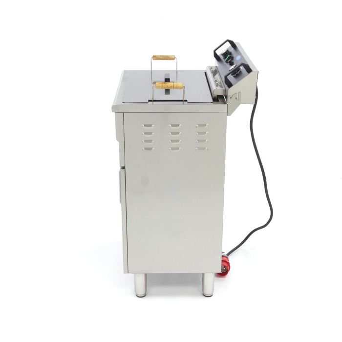 Frituurpan - 30 L - 1 Mand - met Tapkraan en Opbergruimte
