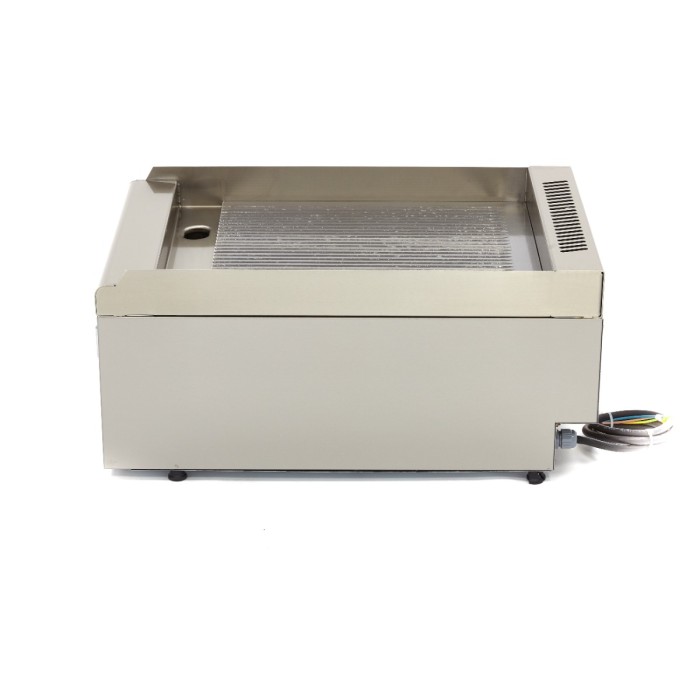 Horeca Grillplaat - Gegroefd - Enkel - 60 cm Diep