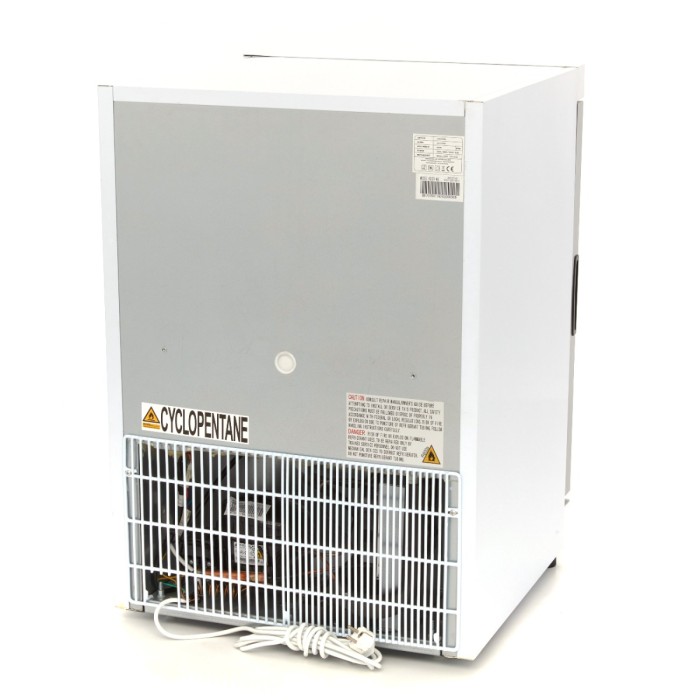Koelkast - 200 L - Wit - met Glazen Deur