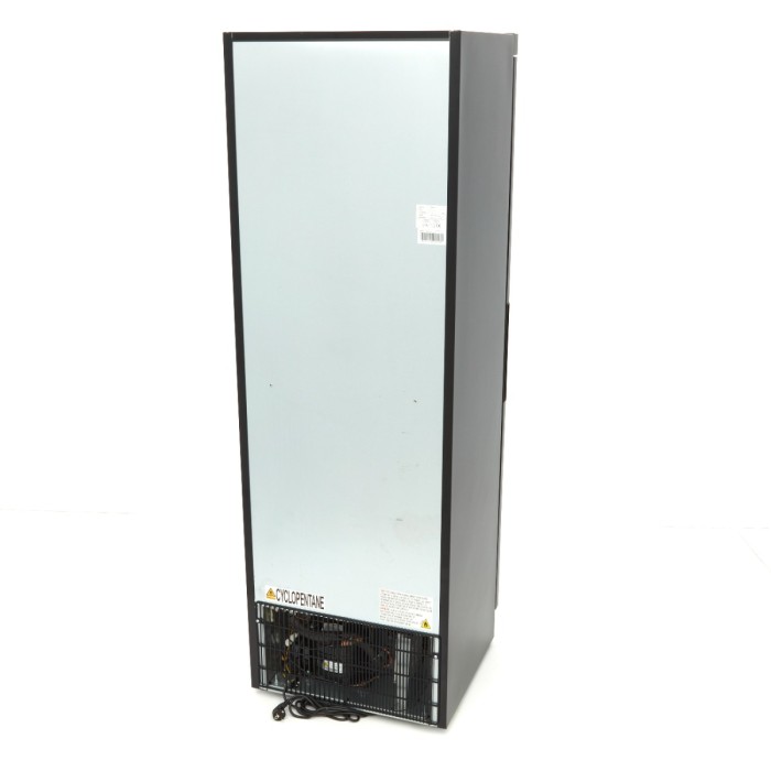 Vrieskast - 400 L - 6 Vaste Roosters - Zwart