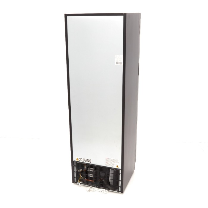 Koelkast - 400 L - Zwart - met Glazen Deur