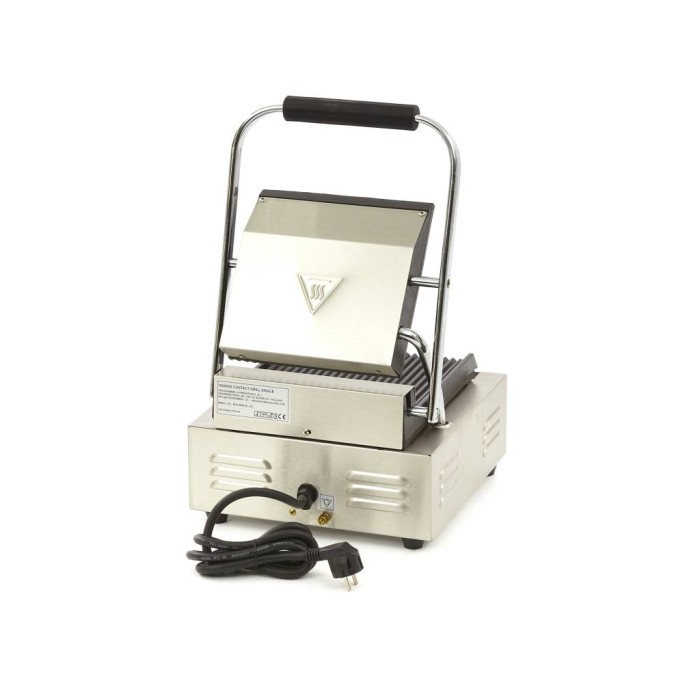 Contactgrill - Gegroefd - Enkele Grillplaat - 22 cm