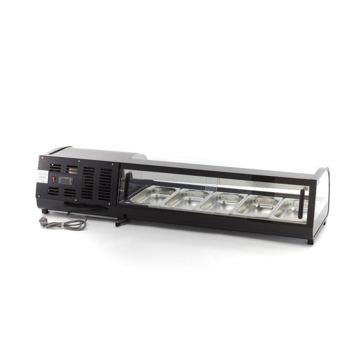 Sushi- en Tapasvitrine - 52 L - 5 x 1/3 GN - Tafelmodel