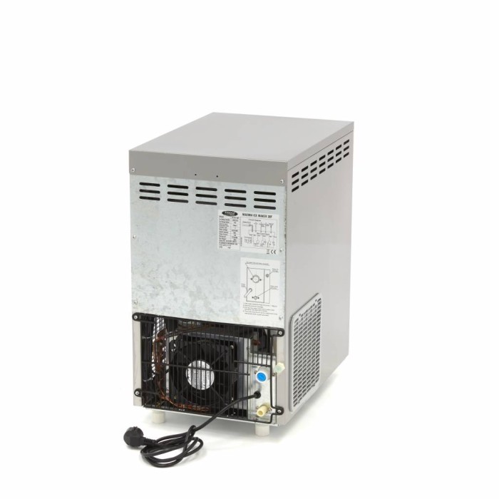 Schilferijsmachine - 30 Kg/24 u - Crushed ice - Luchtgekoeld