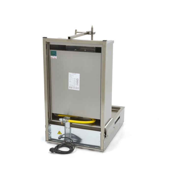 Shoarma Grill - 3 Branders - 40 Kg Vlees - Gas