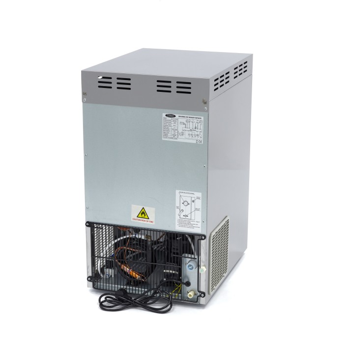 Schilferijsmachine - 50 Kg/24 u - Crushed ice - Watergekoeld