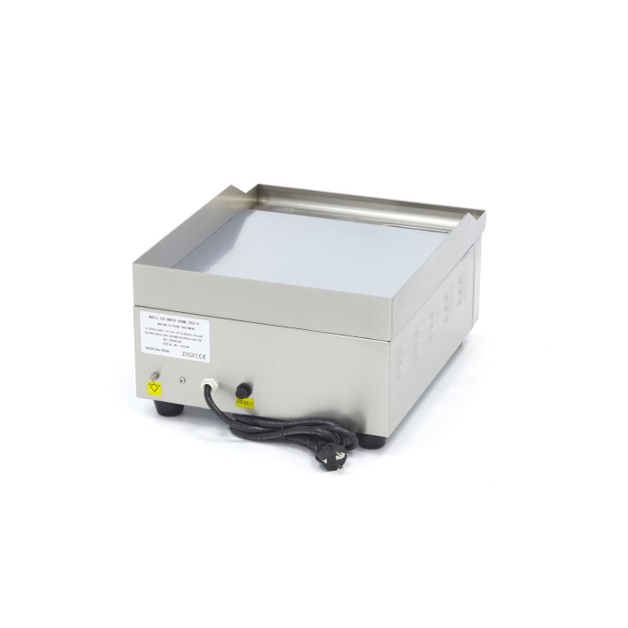 Grillplaat - Glad Chroom - 36 cm - incl. Opvangbak