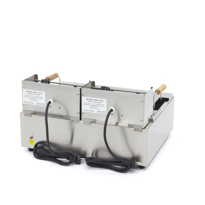 Frituurpan - 15 L - 1 Mand - tot 3 Kg Frites