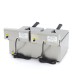 Frituurpan - 2x 11 L - 2 Manden - tot 2,8 Kg Frites
