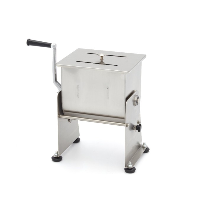 Vleesmenger 10 L - 7,5 Kg Vlees - Kantelbare Kom - Handmatig