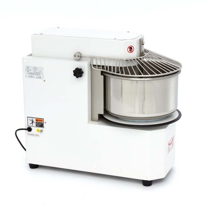Spiraalkneder - 20 L - 12 Kg Deeg - 2 Snelheden - Uitneembare Kom
