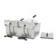 Frituurpan - 2x 16 L - 2 Manden - met Tapkraan