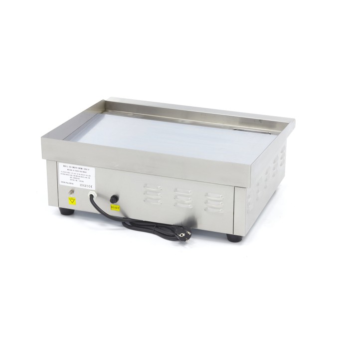 Grillplaat - Glad Chroom - 55 cm - incl. Opvangbak