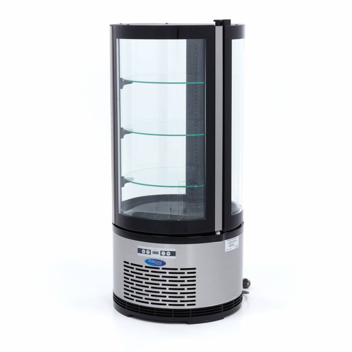 Gebaksvitrine - 100 L - 48 cm - Rond