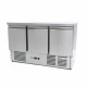 Koelwerkbank - 137 cm - 3 Deuren