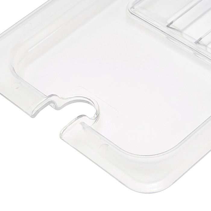 Gastronorm Deksel - 1/3 GN - Polycarbonaat - met Uitsparing