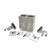 Frituurpan - 2x 16 L - 2 Manden - met Tapkraan en Opbergruimte - 400V