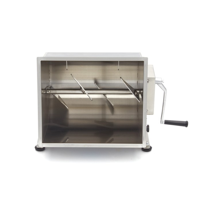 Vleesmenger 40 L - 35 Kg Vlees - Kantelbare Kom - Handmatig
