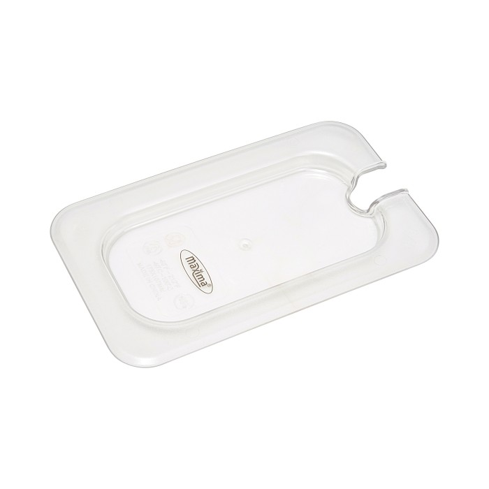 Gastronorm Deksel - 1/9 GN - Polycarbonaat - met Uitsparing