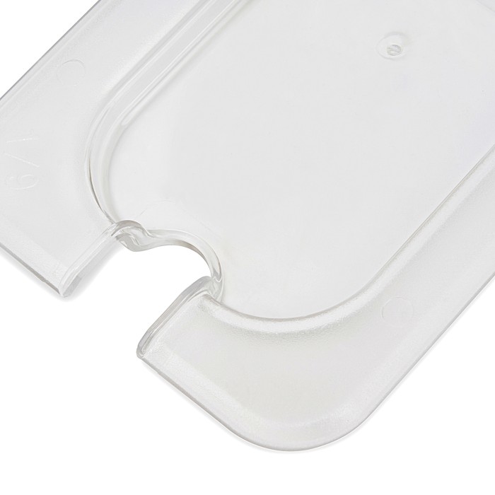 Gastronorm Deksel - 1/9 GN - Polycarbonaat - met Uitsparing