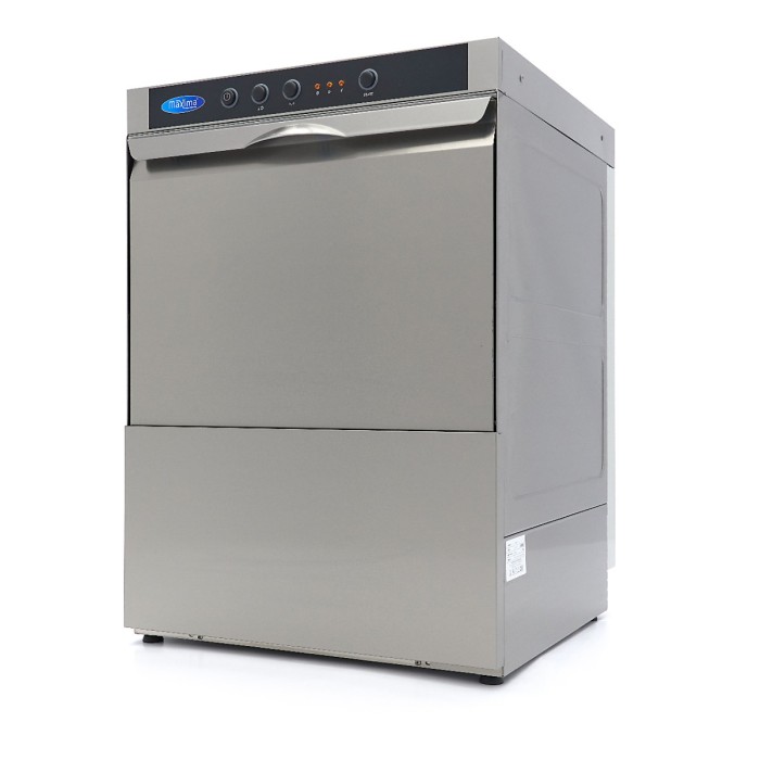 Horeca Vaatwasser - 50 x 50 cm - met Afvoer-, Glansspoel- en Zeeppomp - 400V