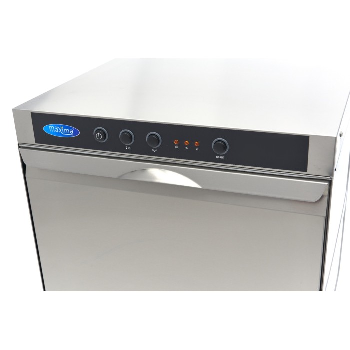 Horeca Vaatwasser - 50 x 50 cm - met Afvoer-, Glansspoel- en Zeeppomp - 230V