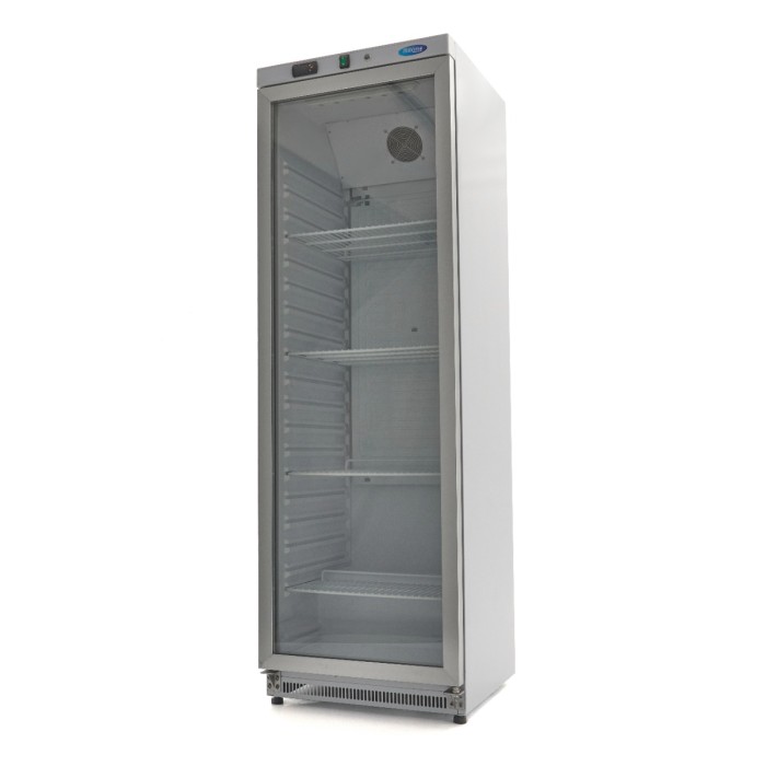 Koelkast - 400 L - Wit - met Glazen Deur